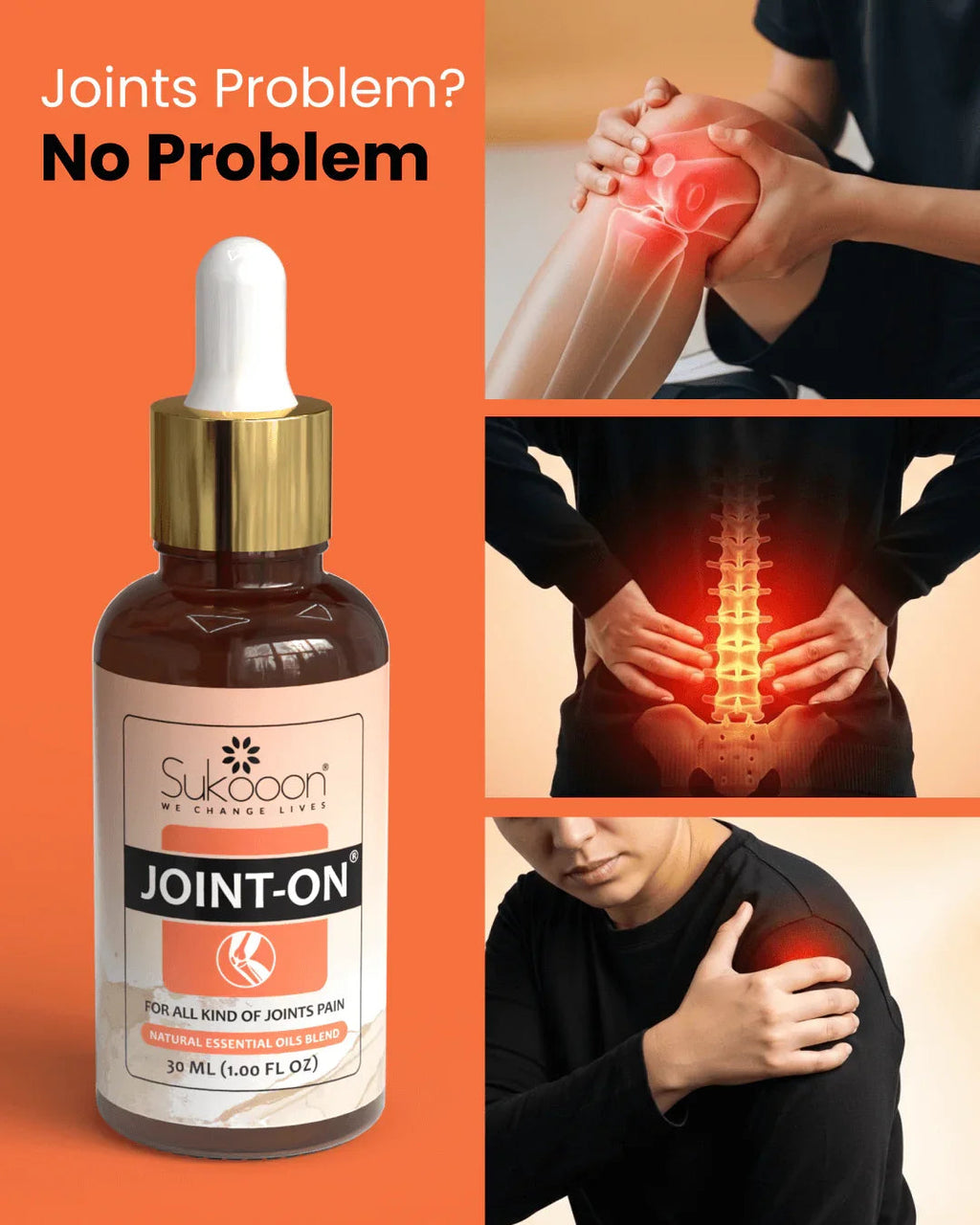 JOINT-ON Essential Oil Blend by Sokooon